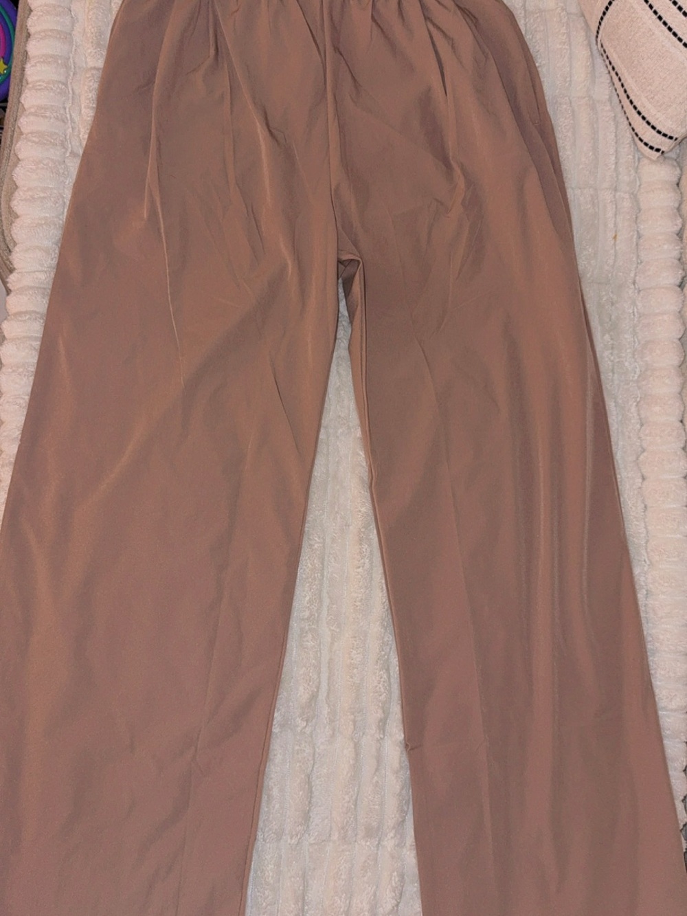 ALO Yoga Mauve Brown Elastic-Waist Lounge Pants - Picture 3 of 9